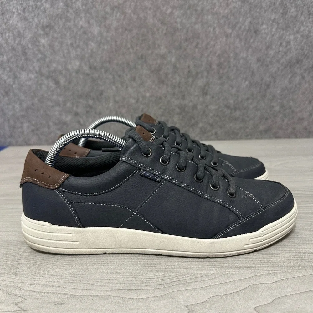 Nunn Bush Kore City Walk Sneakers Mens 8.5‎ Blue Lace Up Oxford Casual Shoes